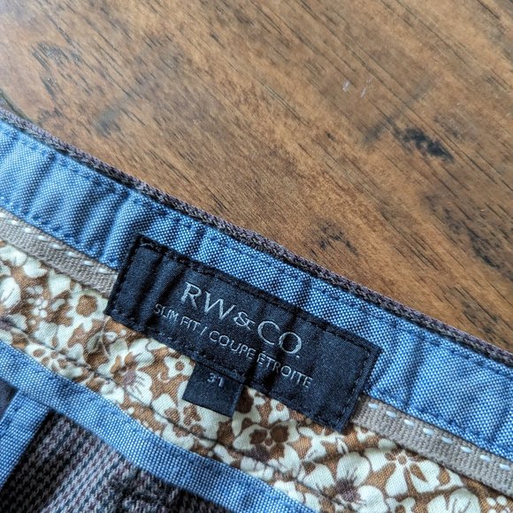 RW & CO Brown Pants - Men - Size 31 waist - Picture 2 of 7